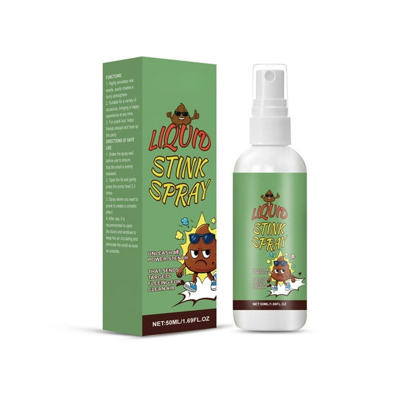 Nouveauté Produit Jouet Amusant - Vaporisateur Réaliste d'Odeur de Pet Farce et Accessoires Amusants Jouets pour Farces de Fête 50ml - Analyse de Plateforme Ignorer les Couleurs et Tailles