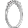 thumbnail image 6 of Designer 14K White Gold Diamond With Ruby Band Made In India -Jewelry By Sweet Pea Creations, 6 of 7