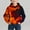 Orange, variant on Ynynloco Boys Hoodies 3D Graphic Size 4-14 Years Pullover Hooded Sweatshirt Casual Long Sleeve Lightweight Kids Patchwork Fashion Clothes
