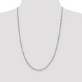 thumbnail image 2 of 925 Sterling Silver 2.5mm Figaro Chain Anklet, 2 of 5