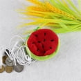 thumbnail image 5 of Cute Plush Coin Purse Cartoon Fruit Coin Pouch Bag Key Holder Clutch Bag Headphones Data Cable Storage Bag Gift for Kid, 5 of 9