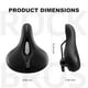 thumbnail image 5 of Asiento de bicicleta ROCKBROS Comfort, impermeable, para hombre y mujer, 5 of 6