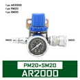 thumbnail image 1 of AR2000 1/4''Pneumatic Mini Air Pressure Relief Control, Compressor Regulator Treatment Units Valve Gauge Fitting ,Widely Used, 1 of 7