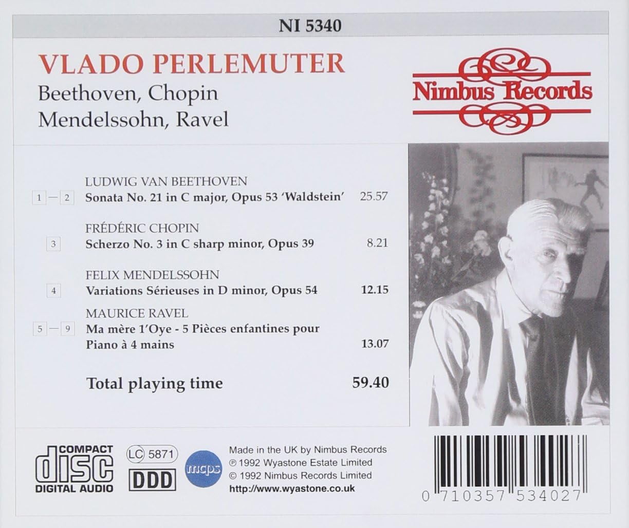 Vlado Perlemuter - Vlado Perlemuter - Music & Performance - CD