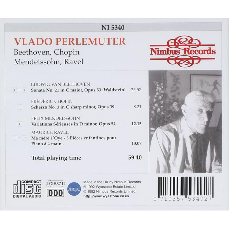 Vlado Perlemuter - Vlado Perlemuter - Music & Performance - CD