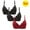 Black, variant on CLOISE Wireless Bras for Women Support 3 Pack Wireless Push up Bras with Support and Lift Large Bust Seamless Padded Bras Straps Adjustable Comfort Sleeping Everyday Bras Black XL