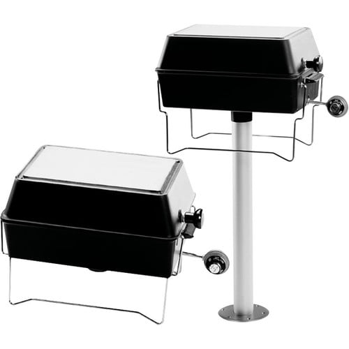 Springfield Dlx Gas Pedestal Grill with ThreadLock