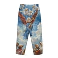 thumbnail image 5 of Daiia Dog Angel Ascension Women's Sleep Pant with Pockets and Drawstring,Pajama Pants-X-Large, 5 of 9