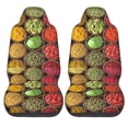 thumbnail image 2 of Fotbe Spices And Herbs Pattern Automotive Seat Covers for Cars Trucks and SUVs – Car Seat Covers for Front Seats,Protective Seat Covers,Vehicle Seat Covers, Set of 2, 2 of 9