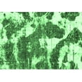 thumbnail image 1 of Ahgly Company Indoor Rectangle Abstract Emerald Green Modern Area Rugs, 7' x 10', 1 of 4