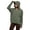 #01 Army Green 【One to Wear, One to Wash, One to Spare.】, variant on Women's Ice Silk Sunscreen Hooded Zipper Cardigan Jacket Coat for Women Long Sleeve Solid Color Lightweight Loose Fit Casual Daily Wear Travel Vacation Fashion Essential Gift