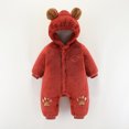 thumbnail image 2 of Vedolay Winter Coats for Kids Hooded Outerwear Zipper Warm Winter 2023 Coat Cute Clothing Red,66, 2 of 4