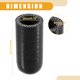 thumbnail image 4 of 1 tapón de extremo de manguera de vacío de admisión de tapa de refrigerante de silicona universal de 20 mm de diámetro interior de 0,79 pulgadas - Coche para puerto de agua de vacío de derivación del calentador de refrigerante - Silicona negra Unique Bargains Tapa de manguera de silicona, 4 of 6