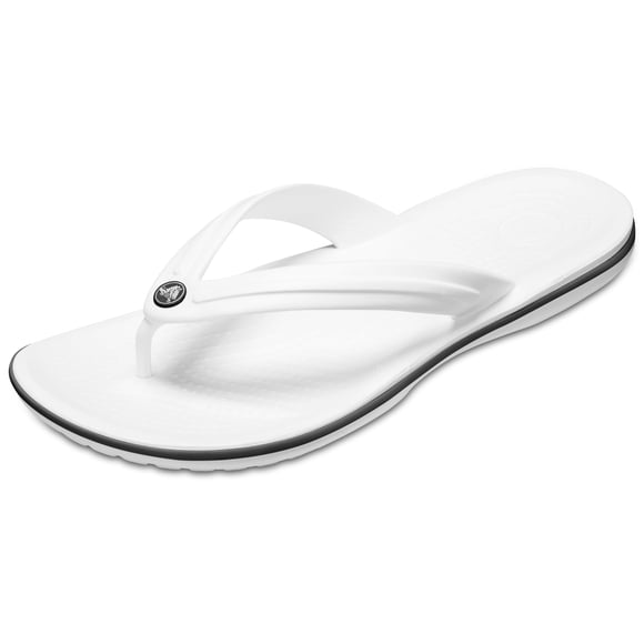 Sandalias Crocs Crocband Tipo Flip Flop Blancas Hombre 10 Mujer 12