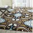 thumbnail image 2 of SAFAVIEH Wyndham Kristen Floral Wool Area Rug, Blue/Multi, 7' x 7' Square, 2 of 8