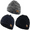3 Packs Mixed Colors B, variant on Zando Kids Beanie Hat Warm Toddler Beanies Soft Beanie for Boys Girls & Black White & Black 6-36 Months