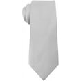 thumbnail image 1 of LAICAIW Men's Ties Solid Pure Color Plain Formal Black Ties For Men, 1 of 5