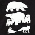 thumbnail image 2 of CafePress - Polar Bears, Harp Seal, And Arctic Fox Body Suit - Cute Infant Bodysuit Baby Romper - Size Newborn - 24 Months, 2 of 3