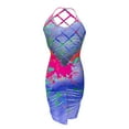 thumbnail image 6 of Wycnly Summer Dresses for Women Sexy Back Hollowed Strap Bodycon Night Party Club Dresses 2024 Casual Sleeveless Scoop Neck Tie-Dye Midi Dress Blue xl, 6 of 6