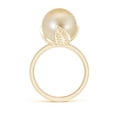 thumbnail image 2 of ANGARA Trillium Golden South Sea Cultured Pearl Solitaire Ring in 14K Yellow Gold for Women | June Birthstone, Birthday, Anniversary, Jewelry Gift for Women | Pearl Ring, 2 of 9