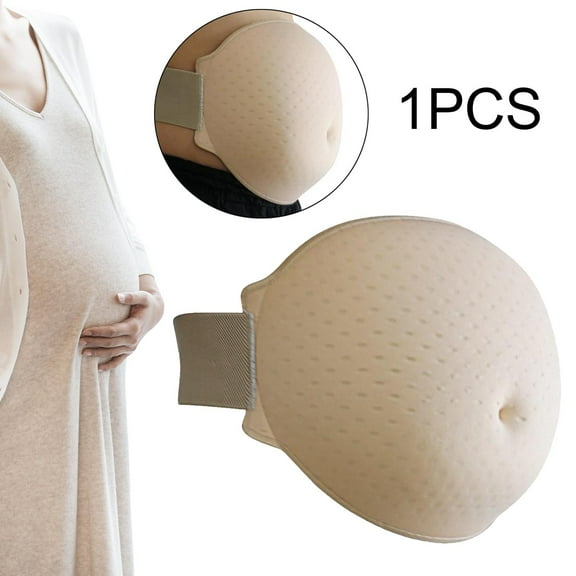 DOLITY Fake Belly Artificial Breathable Lifelike Bodysuit for Spoof Retail Costumes Belly 29cm