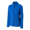 thumbnail image 1 of Clique Ladies' Summit Microfleece Hybrid Full Zip Jacket, 1 of 1