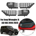 thumbnail image 2 of Compartimento de almacenamiento de metal para puerta delantera de Jeep Wrangler JL JLU 4XE 2018-2023 y Gladiator, fabricado en acero inoxidable 304 duradero, maximiza el espacio de almacenamiento., 2 of 5