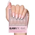 thumbnail image 1 of SHIBA-Press On Nails - All Time Love | Short Almond Nails with French Tips and Leaf Accents, Reusable Stick On Fake Nails | Love In Bloom Spring Nails | 15 Sizes - 30 Nail Kit with Glue, 1 of 4