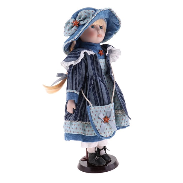 Muñecas de porcelana coleccionables Juguete de Modelo de Victorianas de Cerámica de con Ropa Adorable Fanmusic Muñecas de porcelana coleccionables