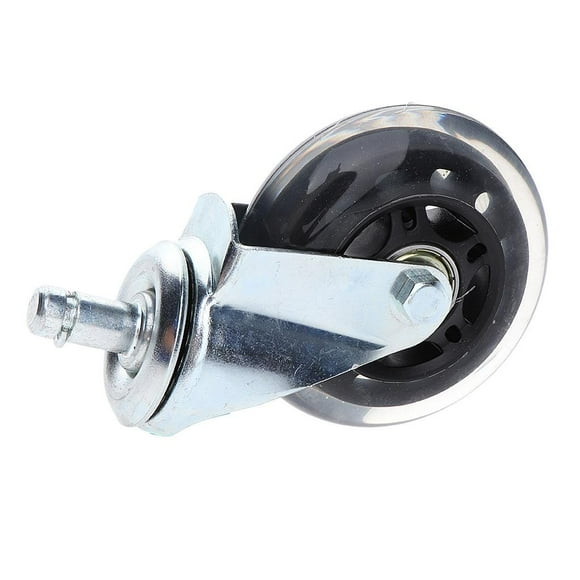Caster Wheel No Floor Mat Heavy Duty for Hardwood Tile - Black, C