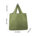 thumbnail image 3 of Large Waterproof Grocery Tote | Foldable Cloth Shopping Bag | Multi-Color Options | Portable & Lightweight | Reusable & Durable | 1 Pack | 53x38x10cm | 65g, 3 of 8