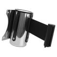 thumbnail image 4 of Stanchion Queue Barrière Mur Montage Foule Contrôle File d'Attente Ruban Rétractable 2M Noir, 4 of 5