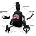 thumbnail image 5 of HELLHERO Glastonbury Festival Union Jack Adjustable Crossbody Bag, Lightweight, Travel Polyester 4.33x1.97x7.09, 5 of 7