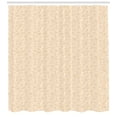 thumbnail image 3 of Ambesonne Beige Shower Curtain, Abstract Floral Pattern, 69"Wx84"L, Redwood Beige, 3 of 3