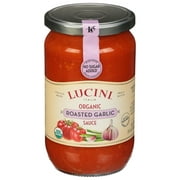 Lucini Italia Organic Roasted Garlic Marinara Sauce 24oz Jar