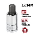 thumbnail image 2 of Powerbuilt 1/2 Inch Drive x 12 MM Hex Bit Socket - 642276, 2 of 5