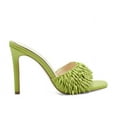 thumbnail image 5 of Jessica Simpson Olya Sandals Women Slip On Mule Stiletto Heel Open Toe Pump Heeled Sandals (Spring Green, 8.5), 5 of 5