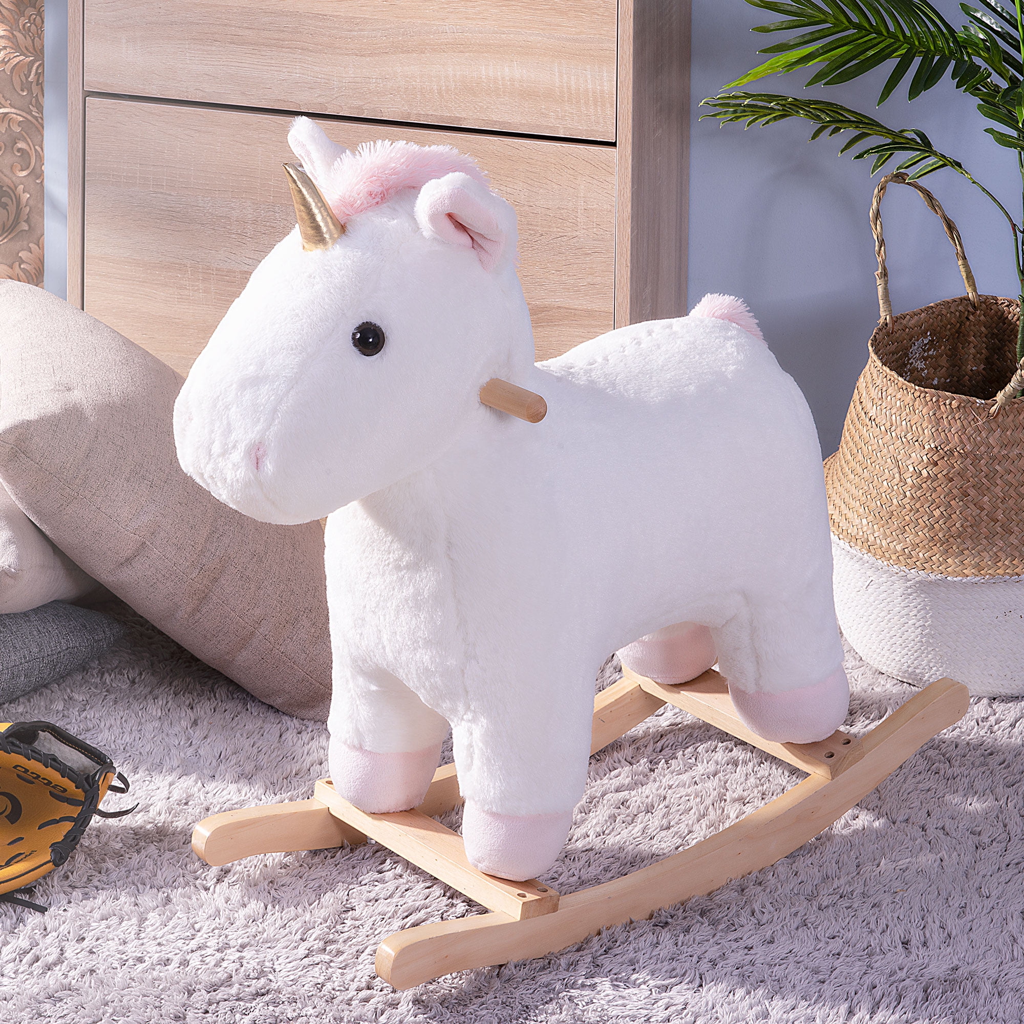 unicorn rocking horse walmart