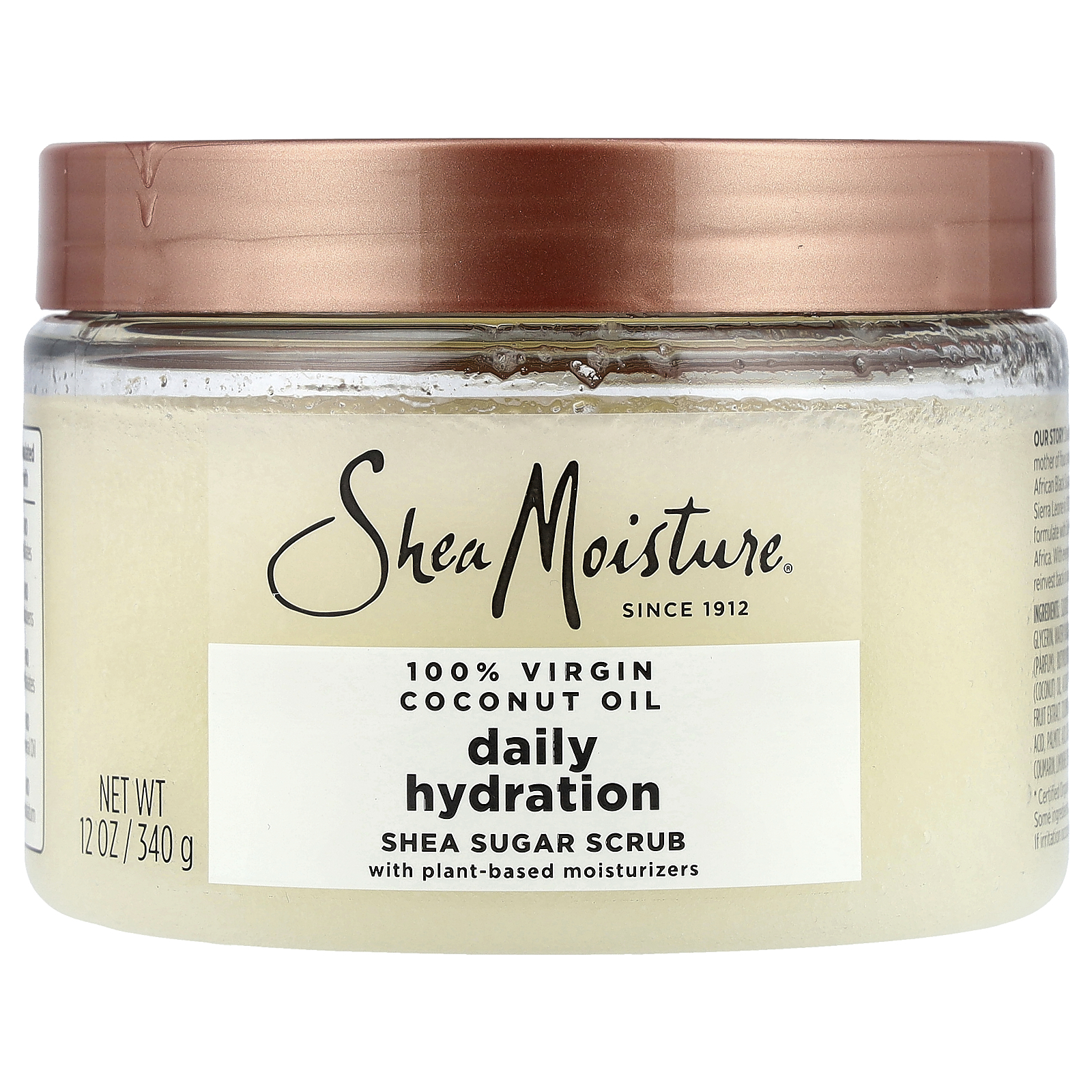 SheaMoisture Daily Hydration Shea Sugar Scrub, 12 oz