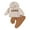 Khaki, variant on Bagilaanoe 2PCS Toddler Baby Girl Boy Pants Set Letter Embroidery Long Sleeve Hoodie Sweatshirt Tops   Sweatpants 6M 12M 18M 24M 3T Kids Casual Sweatsuits