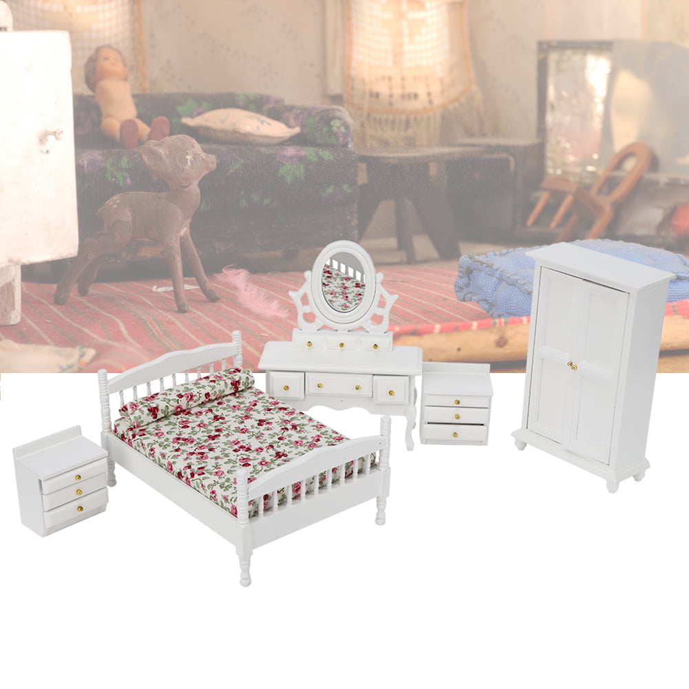 aydinids 20 pcs mini house furniture set miniature bedroom living room  bathroom 1:12 furniture accessories