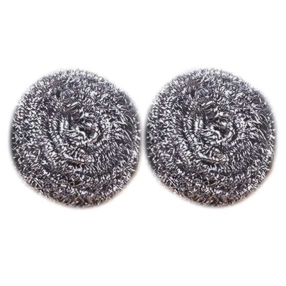 ACDANC 12Pcs Stainless Steel Mesh Wire Scourer Ball Brushes Pan Pot Dish Cleaner Scrubber Kitchen