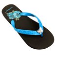 thumbnail image 2 of Luckers Women Desert Rose Rhinestones Thong Flip Flop Sandal, 2 of 6