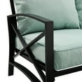 thumbnail image 2 of Crolsey Furniture Kaplan Oil Rubbed Bronze 5 Piece Outdoor Sofa Set with Mist Cushions, 2 of 13