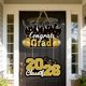 thumbnail image 5 of CaiYueKe 2026 Graduation Decorations Gold Congrats Grad Banner Porch Sign Welcome Wreath Graduation Decorations for Party Decorations Hanging Door Decor, 5 of 7