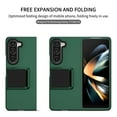 thumbnail image 3 of Dteck Phone Case for Samsung Galaxy Z Fold 7 5G 2025 and Kickstand Stand Slim Protective Mobile Hard Hybrid Back Protective Phone Cover for Women Men, Darkgreen, 3 of 10