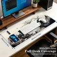 thumbnail image 3 of Brecoy Extended Large Gaming Mouse Pad, 31.5" x 11.8" Desk Mat with Stitched Edges, Waterproof Non-Slip Rubber Base, Desk Protection for Home Office & Gaming, 3 of 7