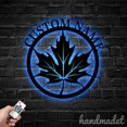 thumbnail image 3 of Handmadetneonsign Maple Leaf Metal Wall Art Light, Nature Metal Sign Wall Decor, Leaves Metal Decor 49536, 3 of 5