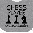 thumbnail image 4 of Inktastic Chess Player Game Gifts Boys or Girls Baby Bib, 4 of 4