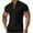 Black, variant on XMMSWDLA Mens Linen Shirts Short Sleeve Button UP Casual Lightweight Shirt Stylish Beach Tops Black Swim Shirts for Men